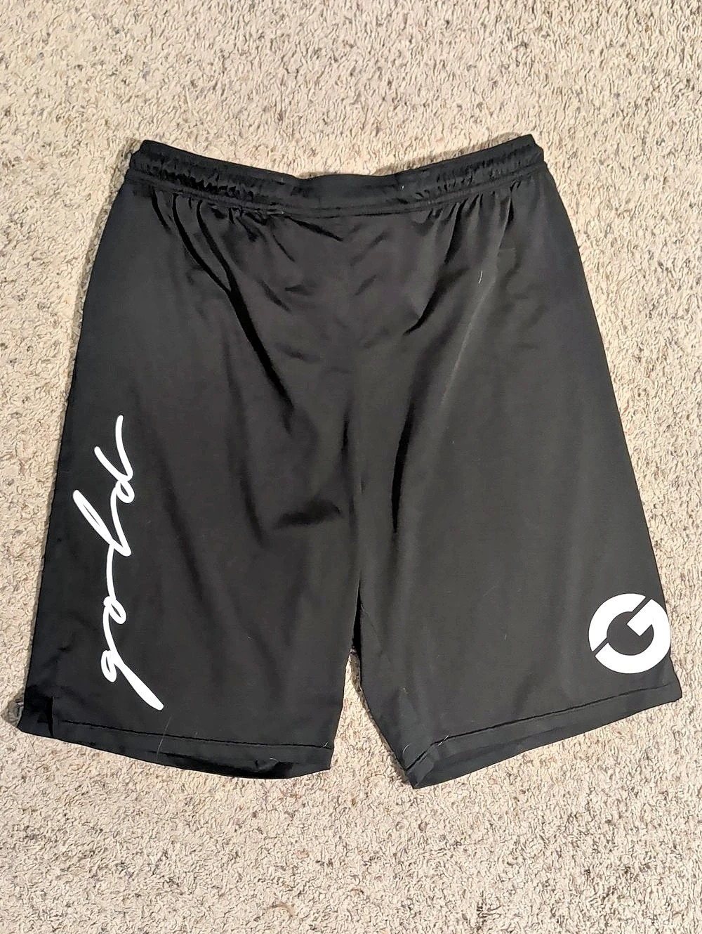 Gold Brand Athletic Shorts in Black
